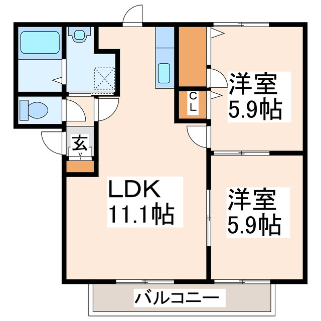 セントレージTMRの間取り