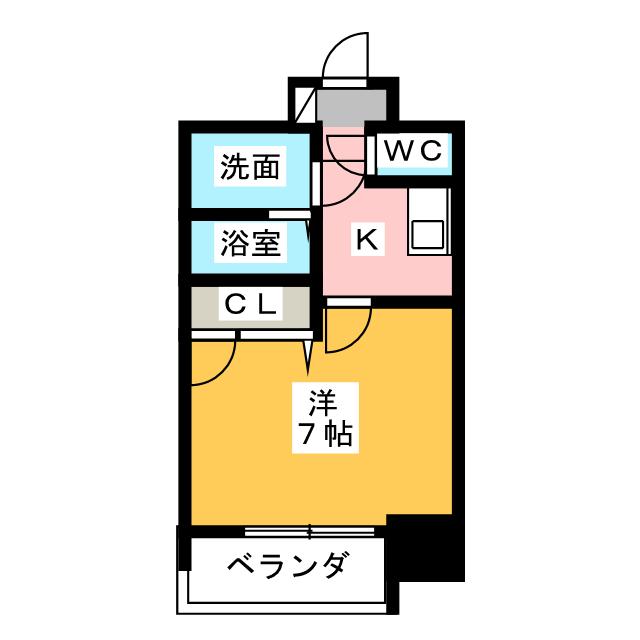 エスリード大須観音プリモの間取り