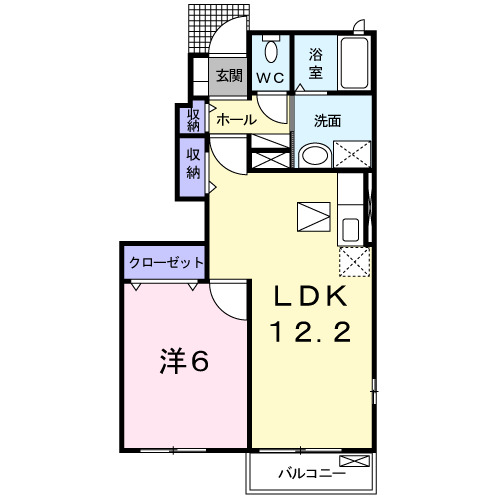 アルカンシエル土佐　Iの間取り