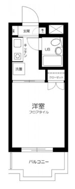 【川崎市高津区諏訪のマンションの間取り】