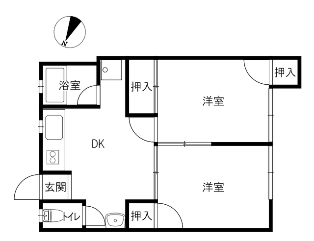 田井ハウスの間取り