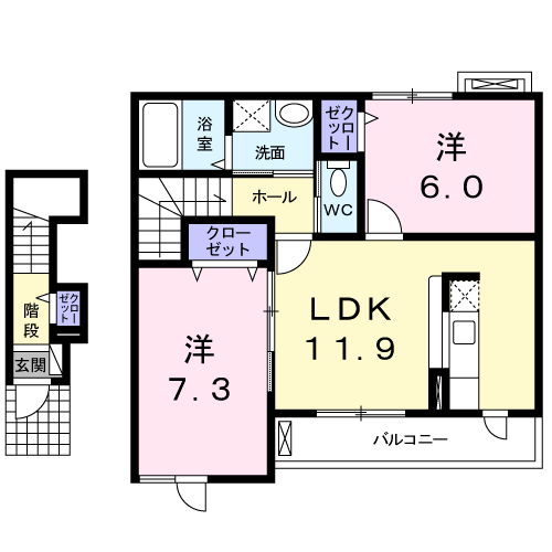 ＥＶＡ－０１の間取り