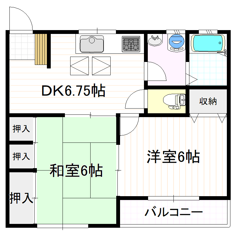 ヴィラージュIIの間取り