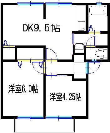 サンライフ芝の間取り