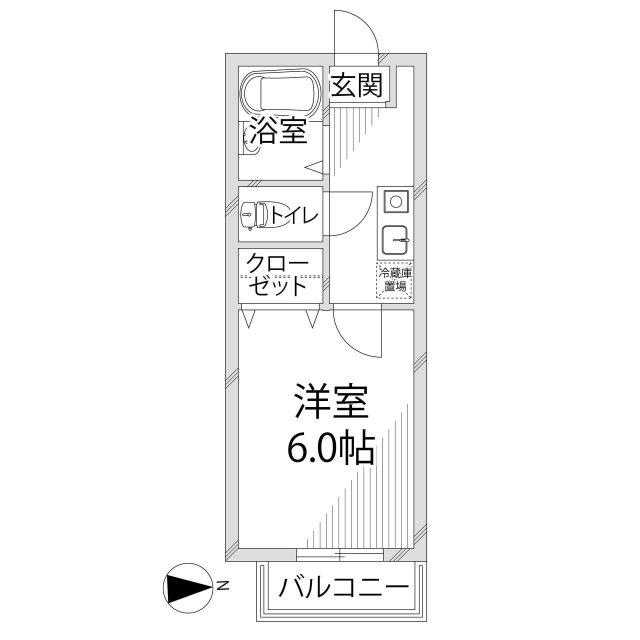 揖保郡太子町東南のアパートの間取り