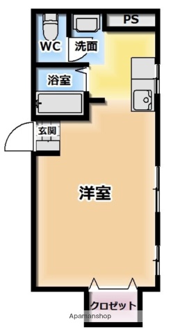 駅前通り京極　北棟の間取り