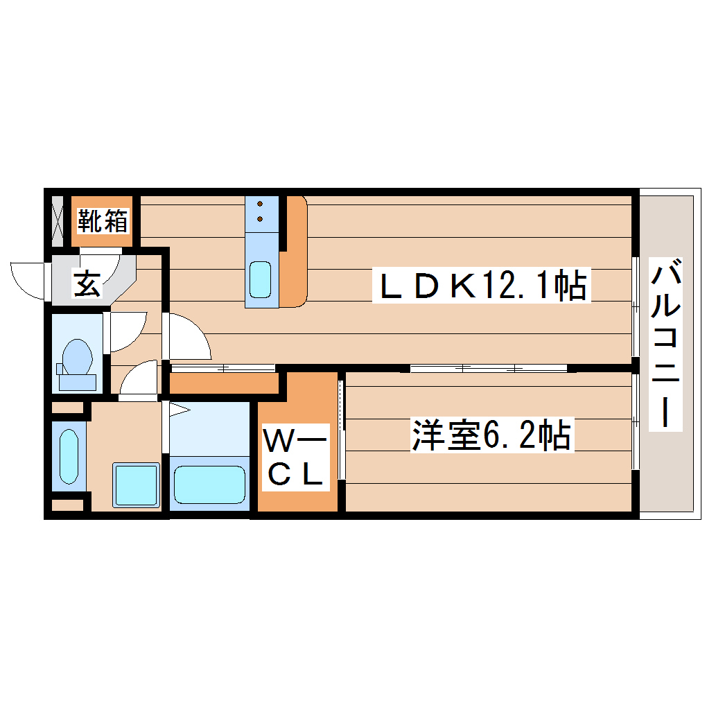 エスパース泉中央の間取り