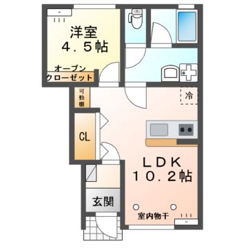 クレアメゾンC棟の間取り