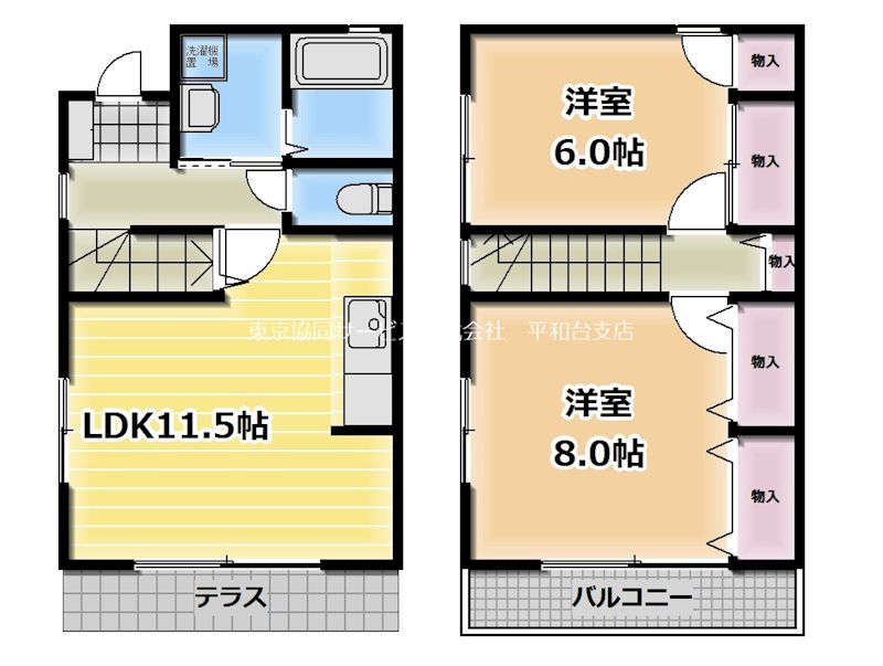 サニーフラットの間取り