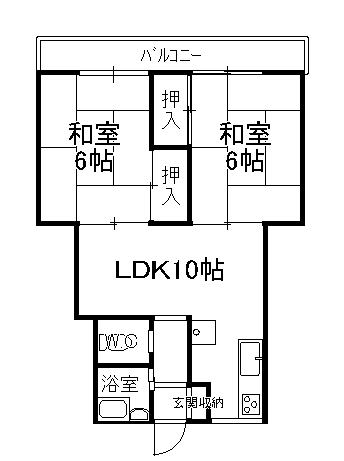 高宮パークハウスの間取り