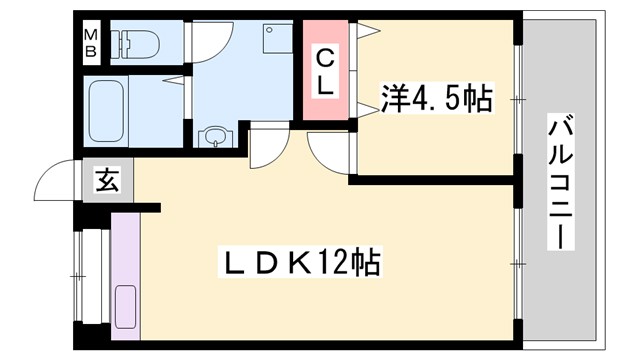 井上ハイツの間取り