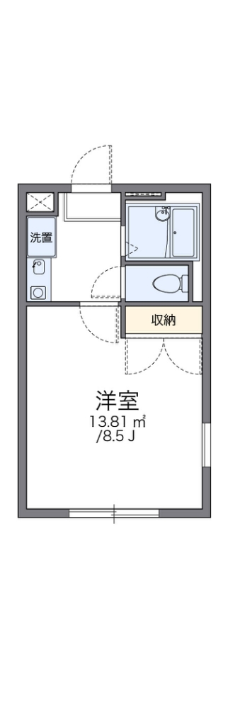 レオパレスＬＯＧＩＮの間取り