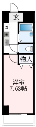 羽曳野市栄町のマンションの間取り