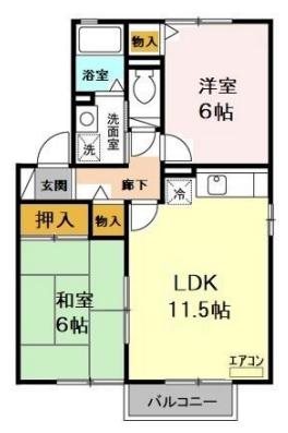 ベルクレールの間取り