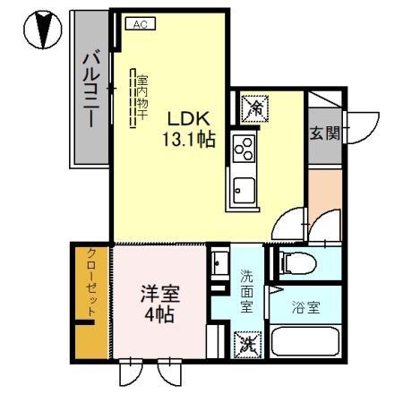 D-Grande布瀬の間取り