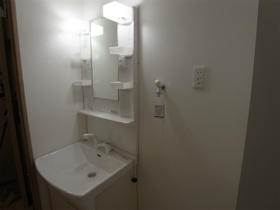 洗面設備　プラージュ登戸の独立洗面台