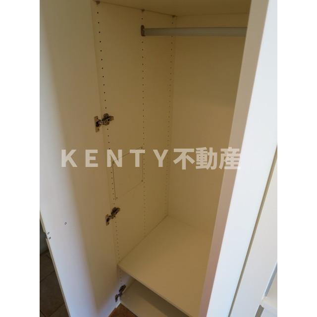 収納　十分な収納スペースがあります