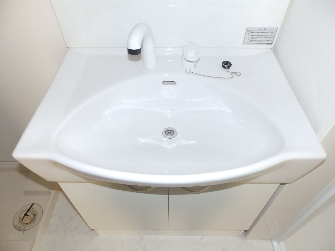 洗面設備　もちろん独立洗面台