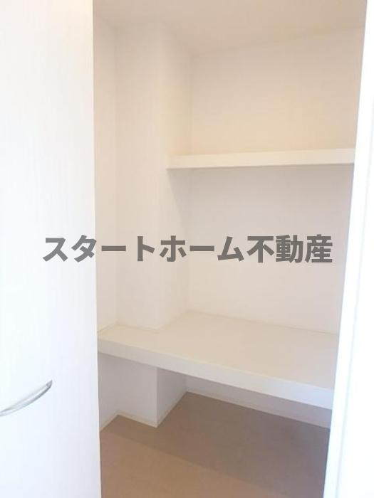 収納　ちょっとした収納スペースも充実しています