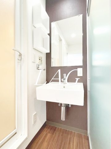 洗面設備　洗面台です。