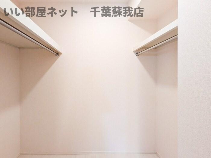 収納　たっぷりとした収納スペースです