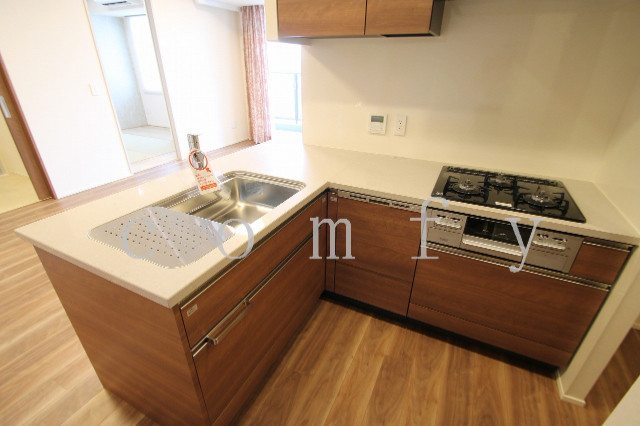 キッチン　Ｌ字型の機能的なキッチン