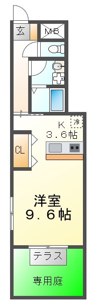 レグルス垂水の間取り写真