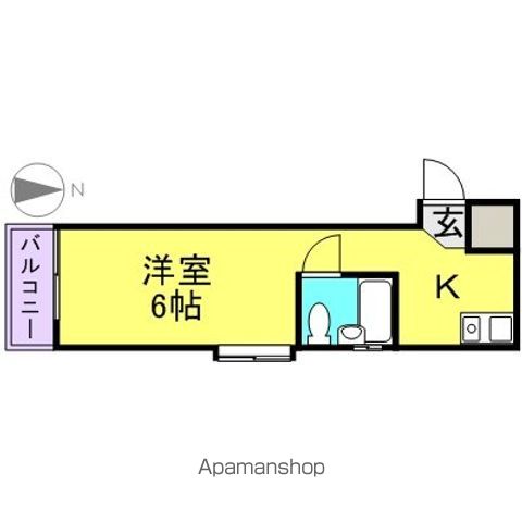 地下鉄鶴舞線 大須観音駅 徒歩5分 11階建 築39年の間取り写真