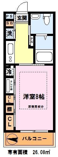 ＪＲ京浜東北線 川口駅 徒歩10分 2階建 築12年の間取り写真