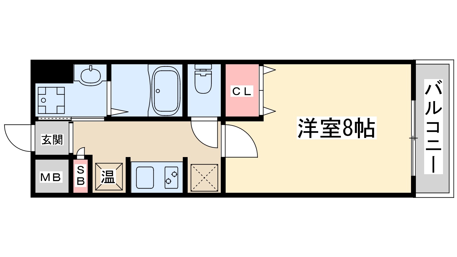 阪急京都線 崇禅寺駅 徒歩9分 3階建 築20年の間取り写真