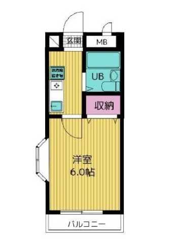 シャトレー押上の間取り写真