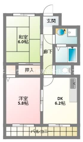 エムプラザ楠根参番館の間取り写真