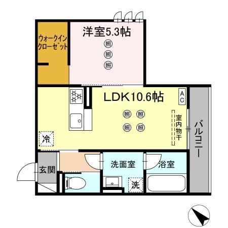 D-ROOM半道橋の間取り写真