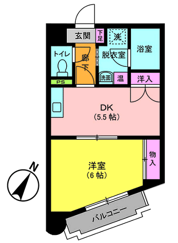 キトミ壱番館の間取り写真