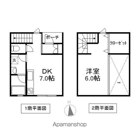 マルマンタウン B棟の間取り写真