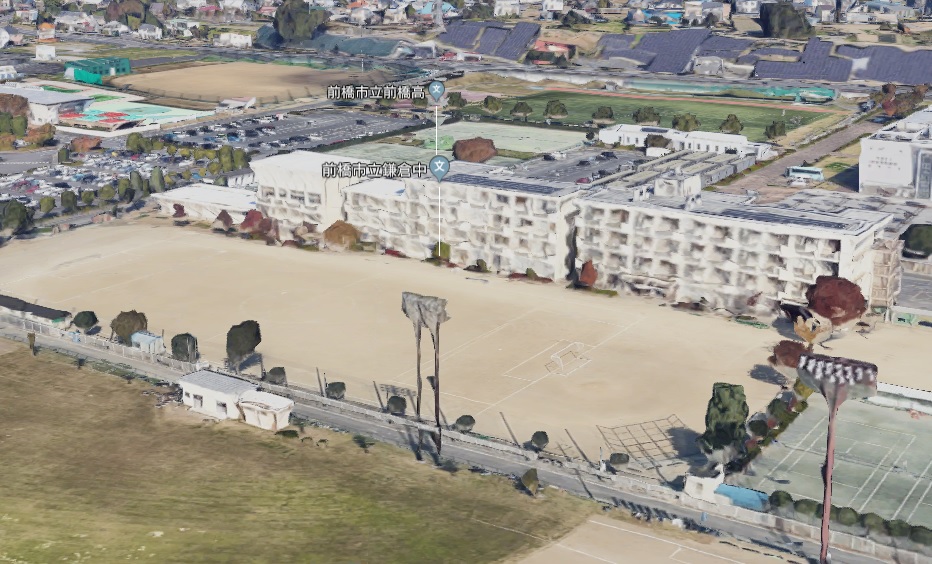 中学校　前橋市立鎌倉中学校（中学校）まで1029m