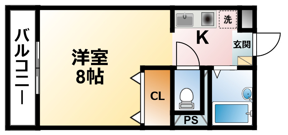 東金市東金のアパートの間取り