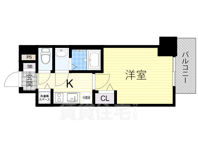 ゼオン大阪EASTの間取り