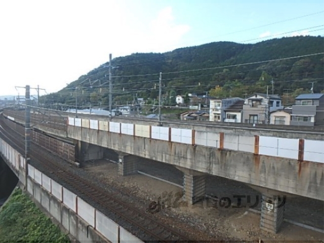 【京都市山科区四ノ宮山田町のマンションの眺望】