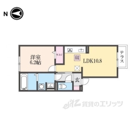 メルベーユ川島の間取り