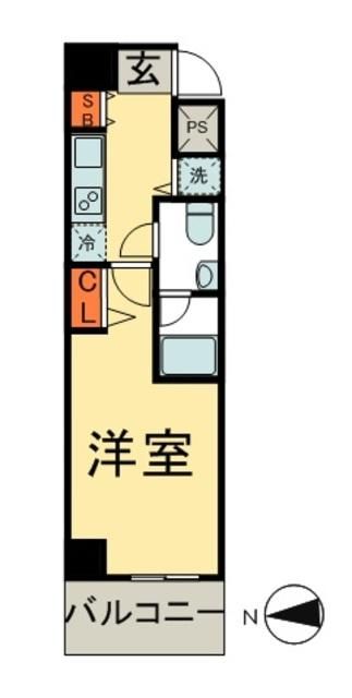 カスタリア蔵前の間取り