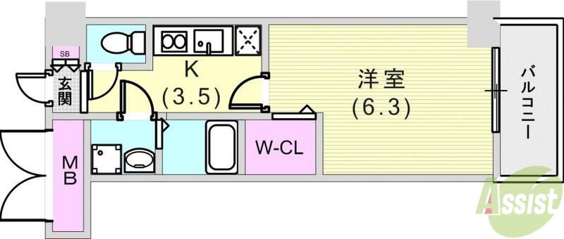 エリジオンの間取り