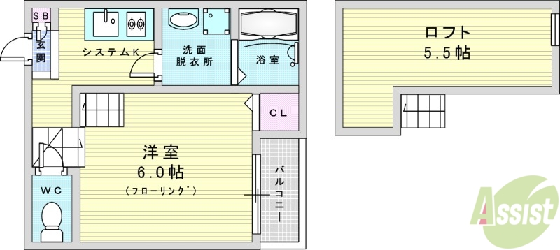 IMPERIAL RESIDENCE塚本の間取り