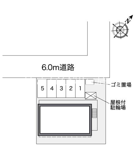 【レオパレスグランパの駐車場】