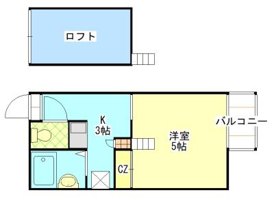 シャンテ川口の間取り