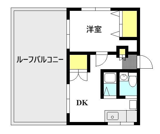 広島市南区宇品御幸のマンションの間取り