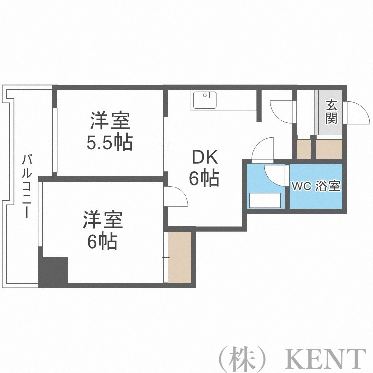 ベストＬ表参道の間取り