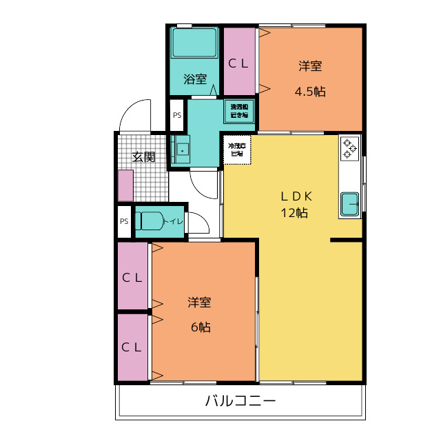 エクセル原の間取り