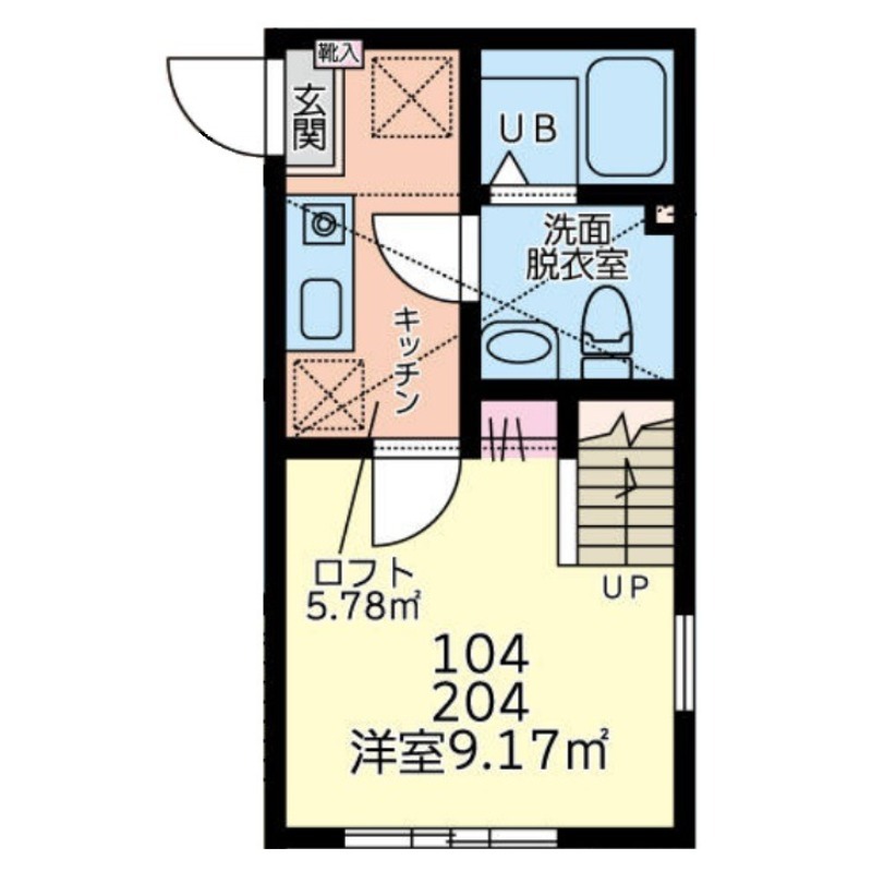 デンプシーヒルの間取り