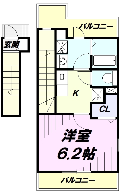 ルイソーの間取り